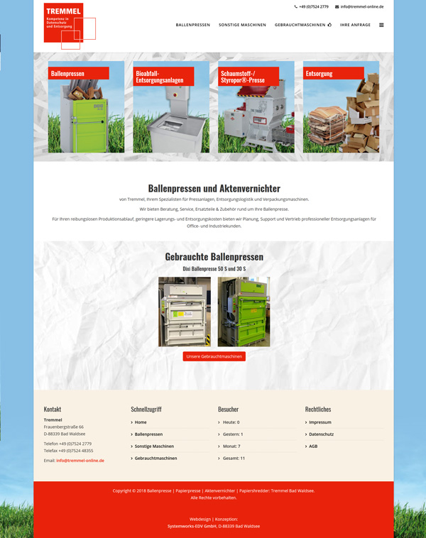 Webdesign Tremmel